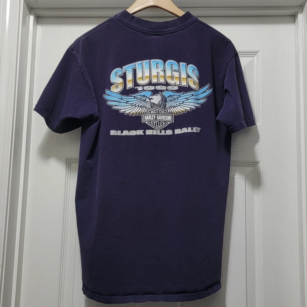 Vintage Harley Davidson 1999‎ Sturgis Black Hills Rally 2 Sided Shirt Men’s L